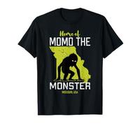 Momo Il Mostro Missouri State America Cryptid Maglietta