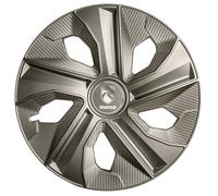 4x Copricerchi 14" Universali Blade Carbon Texture Ematite Opaco Set Resistenti