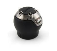 Momo Pomello Del Cambio Gotham " S " Metallo Nero Scuro Cromato -per Veicoli