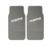 Momo Set Tappetini Auto Universali 4 Pezzi Nero e Grigio