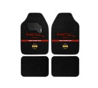 Momo Design Set tappetini auto universali CM4A7BR 4 pezzi moquette Racing Nero/Rosso