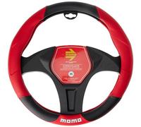 SWC016BR Momo Coprivolante Tuning nero/rosso 38-39 cm