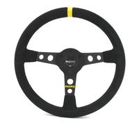 Momo Volante Sportivo In Pelle Scamosciata Modello MOD. 07 350mm Nero Black