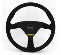 Momo Volante Sportivo In Pelle Scamosciata Modello MOD. 78 320mm Nero Black