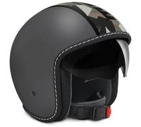 MOMODESIGN Blade Camouflage Jet casco Titan Matt, argento, taglia 2XS per maschi