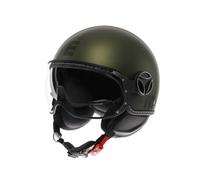 Casco Jet Momodesign FGTR EVO Mono Matt Green/Black Taglia:L