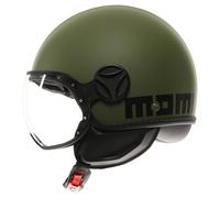 MOMODESIGN Momo Design FGTR Classic Casco Jet unisex verde, taglia 55