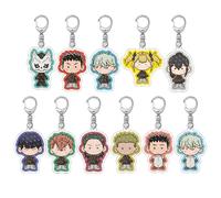 momogut Anime Cartoon 11Pcs Kaiju Anime no 8 Portachiavi Hibino Kafka Ciondolo Y2K Creativo Nuovo Studente Scuola Borsa Portachiavi Accessori Regalo
