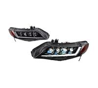 MOMOHCHGBT Bi-Xeno Alogeno-Faro Principale Per Civic 8a Generazione 2006 2007 2008-2011 Aggiornamento Modificato DRL Indicatori Di Direzione Dinamici Fari A LED