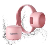 Momoho Altoparlante Bluetooth Impermeabile Speaker Bluetooth Portatile Mini Cassa Bluetooth Indossabile da Polso IPX7 Impermeabile Supporto Scheda SD Musica per Uso Esterno, Doccia, Feste, Gita (pink)