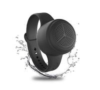 Momoho Altoparlante Bluetooth Impermeabile Speaker Portatile Mini Cassa Indossabile da Polso IPX7, Supporto Scheda SD Musica per Uso Esterno Doccia Feste Gita (Black)