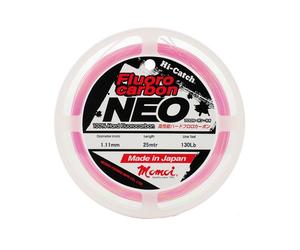 MOMOI FLUOROCARBON NEO - DIAMETRO (MM): 0.91, Libbre (lb): 80, LUNGHEZZA: 25 MT