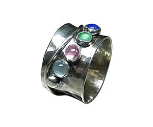 Momolaa Anelli A Farfalla Anello Gioielli Moda Fidanzamento Anello da donna con personalità da donna Anello intarsiato Anello con diamanti Anelli Set Di 12 Portatovaglioli Natalizi (SL, 8)