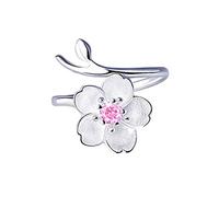 Momolaa Anelli Da Cucina per Sesso Maschile Erezione Anello di fidanzamento Anello da donna Gioielli regolabile Regalo di nozze Fedi nuziali Set Di Anelli Di Cristallo (Pink, One Size)