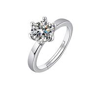 Momolaa Anelli Nasali Non Perforanti Anello Anello Anello Regolabile Da Donna Con Diamanti Design Indice Diamantato Anelli Aperti Con Diamanti Anelli Del Capezzolo per Gli Uomini (White-C, One Size)