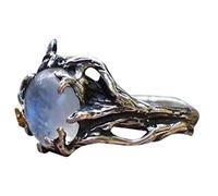 Momolaa Anelli per in Acciaio Chirurgico Anello Anello Anello Gioielli Nero Gioielli da sposa vintage Dichiarazione per le donne Regalo di fiori da dito Anelli d'oro Anelli Di Autodifesa