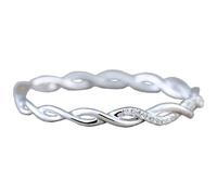 Momolaa Anelli per Tende in Ottone fidanzamento Diamond Band Shape Matching Anniversary Ring Anelli impilabili Anello Luminoso A Led (Silver, 7#)