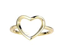 Momolaa Anello 2 Batteria Anelli regolabili Anello con cuore d'amore Anello da donna con gioielli da donna Anelli Da Stregoneria (Gold, One Size)