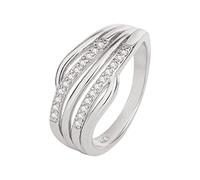 Momolaa Anello Di Torta Gioielli da donna regolabili Elegante pietra preziosa Anello d'amore Decorazioni per feste Ornamenti Cucinare Anelli per Gli Uomini (Silver, 7)