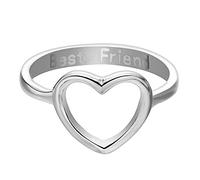 Momolaa Anello Spinoso Lettera Fresh Ring contratto Donne Personalità principale Piccoli anelli sottili Anelli Del Pene per Il Sesso Di Erezione Degli Uomini (Silver, 8)