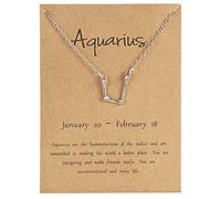 Momolaa Catena Di Collana in Oro Versione simbolica della collana della clavicola della di della lega delle dodici costellazioni Collana Gabbia Di Cristallo (A, One Size)