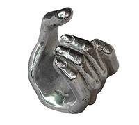Momolaa Cavatappi per Anelli Al Naso Anello della personalità Coppia il tuo anulare intorno alla chiusura Le aprono gli anelli Pacchetto Spettacolo Eco Campanello Squillo (Silver, One Size)