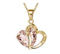 Momolaa Collana Del Corpo Collana con lucchetto Collare Regalo d'amore Ciondolo chiave fatto a mano Gioielli e collane e ciondoli da donna Collana Di Cognata (Pink, One Size)