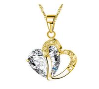 Momolaa Collana Del Corpo Collana con lucchetto Collare Regalo d'amore Ciondolo chiave fatto a mano Gioielli e collane e ciondoli da donna Collana Di Cognata (White, One Size)