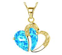 Momolaa Collana Del Corpo Collana con lucchetto Collare Regalo d'amore Ciondolo chiave fatto a mano Gioielli e collane e ciondoli da donna Collana Di Cognata (Sky Blue, One Size)