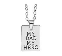 Momolaa Collana Gotica Collana del papà Collana con targhetta della personalità Il mio giorno Regalo Accessori Papà Bigiotteria Lunga Collana Di Perle (multicolor, One Size)