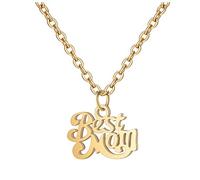 Momolaa Collana Messicana Collana Alla Dalla Figlia Day Teel Carbon Il Regalo Della Collane E Ciondoli Collana Di Finte Perle (Golden, One Size)