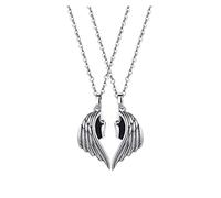 Momolaa Collana Sotto 5 Dollari Il magnete attira la collana del della coppia e la collana dell'angelo delle collane e dei pendenti degli amanti del Bigiotteria Collana Di Perle (c, One Size)