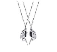 Momolaa Collana Sotto 5 Dollari Il magnete attira la collana del della coppia e la collana dell'angelo delle collane e dei pendenti degli amanti del Bigiotteria Collana Di Perle (b, One Size)