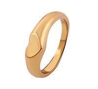 Momolaa Creatore Di Anelli Di Salto LOVE Anello a forma di cuore contratto Anello da donna Lettera Personalità Anelli sottili Il Signore Degli Anelli Giocattoli (D, One Size)