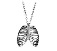 Momolaa Estetica Delle Collane Il temperamento la moda della collana e la costola creativa umana le tue collane e ciondoli Kit Collana Di Perle Preziose (as show, One Size)