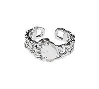 Momolaa Il Signore Degli Anelli Calendario 2022 Anello in rame Anello femminile semplice temperamento Anello aperto adatto a tutte le occasioni Portachiavi A Sgancio Rapido (C-1, One Size)