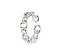 Momolaa Raccoglitori Da 2 Pollici 3 Anelli Anello L'apertura della catena dell'occasione regolabile è adatta per qualsiasi anello Anelli Da Dentizione per Cani (Silver, One Size)