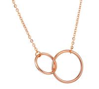 Momolaa Schede Di Collana To Daughter Colors Circle You Will Double Necklace Love I My Three in collane e ciondoli Collana Di Fiale Di Sangue (C, One Size)