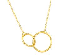 Momolaa Schede Di Collana To Daughter Colors Circle You Will Double Necklace Love I My Three in collane e ciondoli Collana Di Fiale Di Sangue (B, One Size)