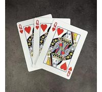 MOMOMAGE Aggiornato Tre Carte Trucchi Magici Monte 3 Jumbo Card Change Trucco Poke Magico per Maghi Primo piano Illusioni di Fase Gimmicks Mentalismo Puntelli