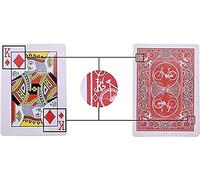 MOMOMAGE Mazzo da gioco standard Magic Red Marked Deck Card Magic Prop Poker Dimensioni Un set completo di gioco per feste da poker
