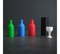 MOMOMAGE Mini Tazze e Bottiglie Trucchi Magici Bottiglia Cambiamento di Colore Svanisce alla Tazza Apparendo Illusioni Primo piano Trucchi Mentalismo Puntelli