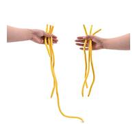 MOMOMAGE Tre corde magiche trucchi divertenti corde puntelli magici per maghi primo piano illusione magica palcoscenico corda illusione espediente facile da fare spettacoli magici (giallo)