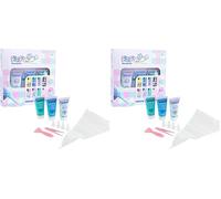 MOMOMI Decoden Cream Refill, 1 Kit per Decorazione Cover e Supporti con Crema Sintetica, Beccucci, Spatola, sac à Poche (Confezione da 2)