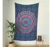 MOMOMUS Arazzo da Parete Mandala 135x210 cm, Lilla A