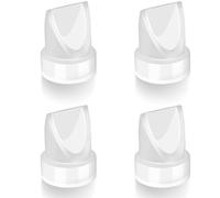 MompMuir 4 valvole a becco d'anatra compatibili con tiralatte indossabile Momcozy M5, accessori di ricambio compatibili con Momcozy M5, parti non originali Momcozy M5, confezione da 4