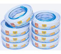 MOM'S AIDE - Ricarica mangiapannolini solo Compatibile per Simplee Sangenic (8 ricariche)， incompatibile con Maialino Foppapedretti，Tutti i Angelcare，Sangenic Tec，Twist & Click