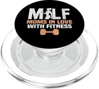 Moms in Love with Fitness Trainout Madre PopSockets PopGrip per MagSafe