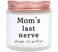 Moms Last Nerve Candela regalo per mamma regalo di compleanno per mamma da figlia figlio novità unica divertente candela