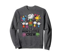 Moms Little Crew Family Mother's Day Felpa